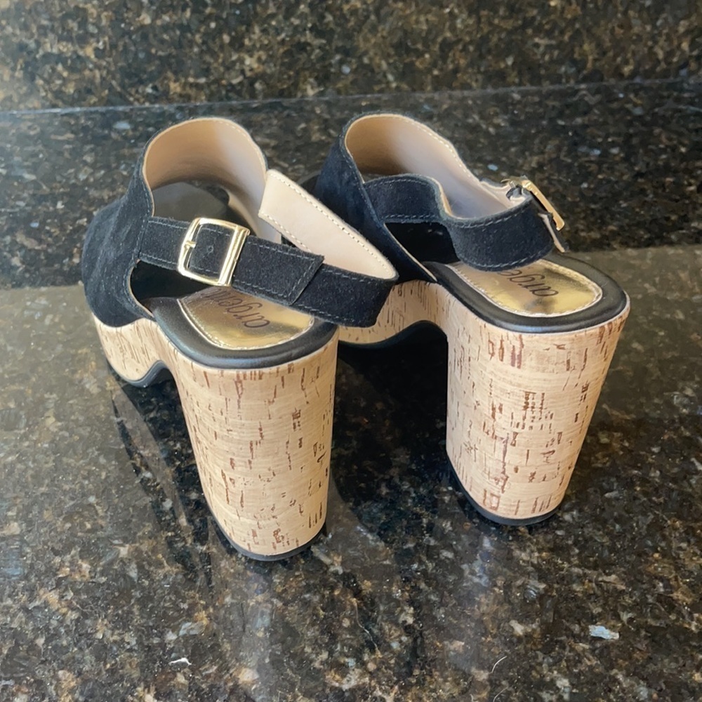 CORDANI Argento Cork Wedge NWOT - Picture 8 of 13